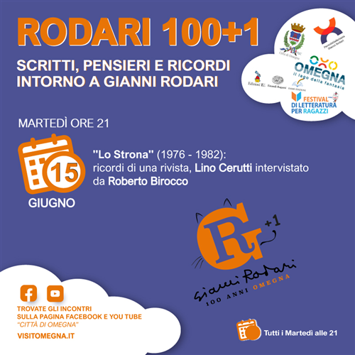 A 100+1 Rodari i ricordi della rivista “Lo Strona” raccontati da Lino Cerutti