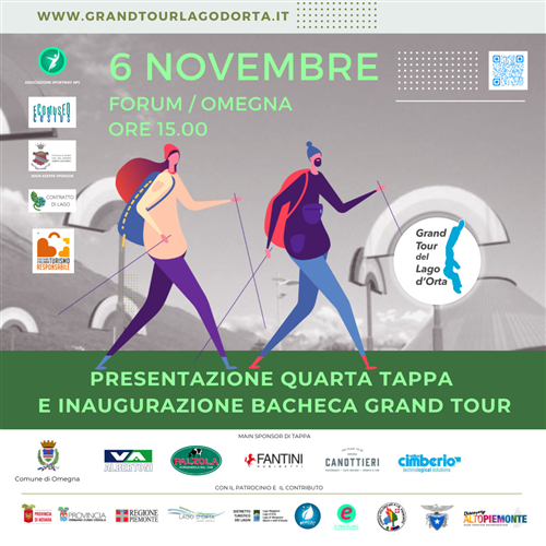 Grand Tour Lago d’Orta: la quarta tappa verrà presentata a Omegna