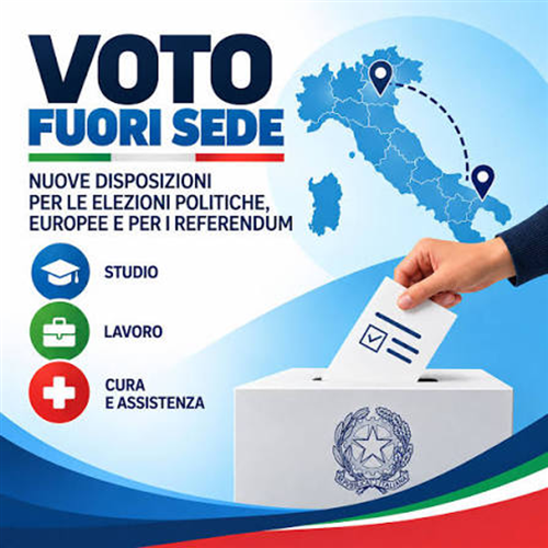 Istituzione elenco delle elettrici e degli elettori fuori sede.