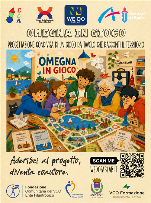Prosegue la fase di progettazione condivisa di un gioco da tavolo che racconti il territorio: "OMEGNA IN GIOCO"!