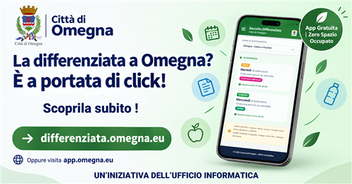 Nuova App "Raccolta Differenziata"